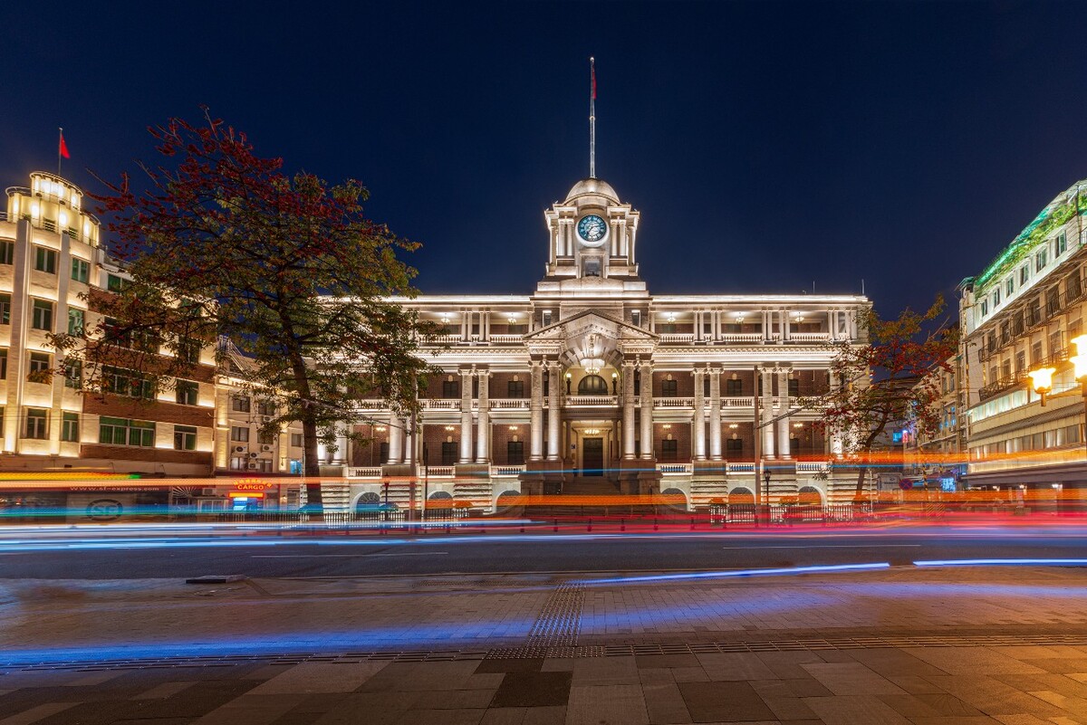 粤海关旧址(夜景) 粤海关旧址(夜景)